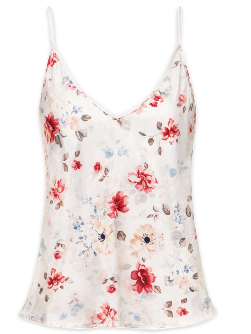 L'agence - Nwot, Lexi Silk Camisole With Floral Print